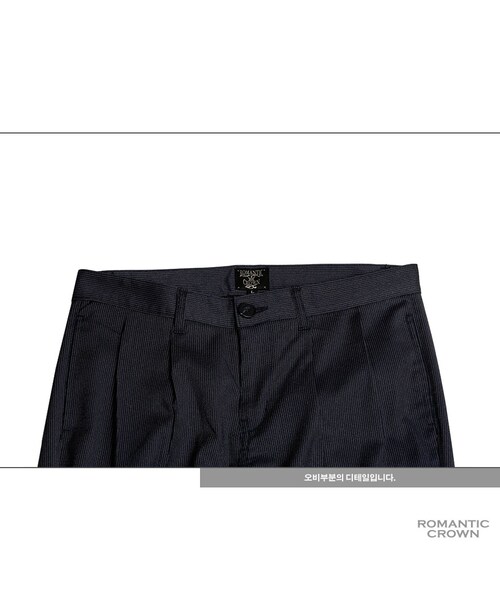 ROMANTIC CROWN（ロマンティッククラウン）の「THURSDAY WIDE PANTS_STRIPE（その他・メンズ・기타）」の10枚目の写真