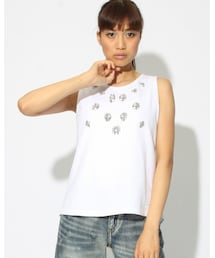 VICKY | マルチビジューノースリーブプルオーバー(トップス)