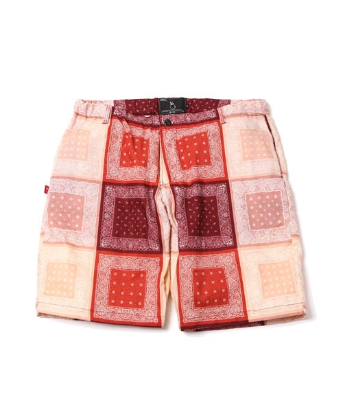 VIRGOwearworks（ヴァルゴウェアワークス）の「Intersection BB shorts ペイズリー柄 ショートパンツ（パンツ・メンズ・BLUE/RED/BLACK・2/3/4）」の3枚目の写真