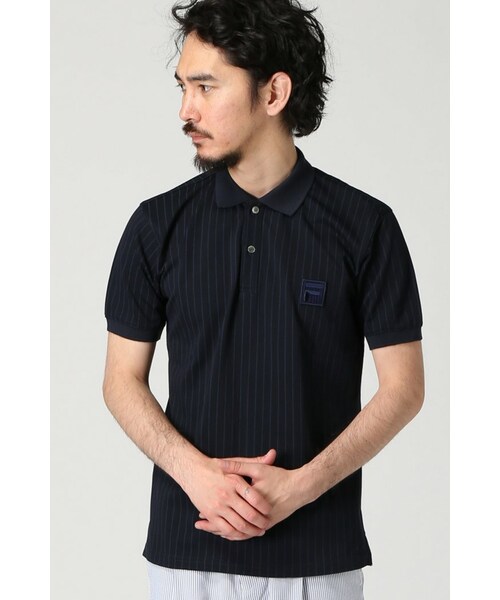 EDIFICE（エディフィス）の「EDIFICE*FILA ストライプポロ（）」 - WEAR