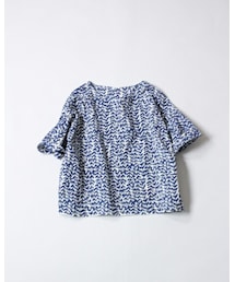 45R（フォーティファイブアール）の「藍カディブロックプリント