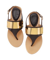 Ungrid | プレートコンビフラットサンダル(シューズ)