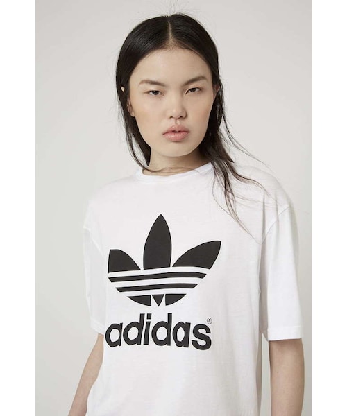 adidas（アディダス）の「Topshop for adidas originals Trefoil tee（Tシャツ/カットソー・レディース・White・8）」の5枚目の写真
