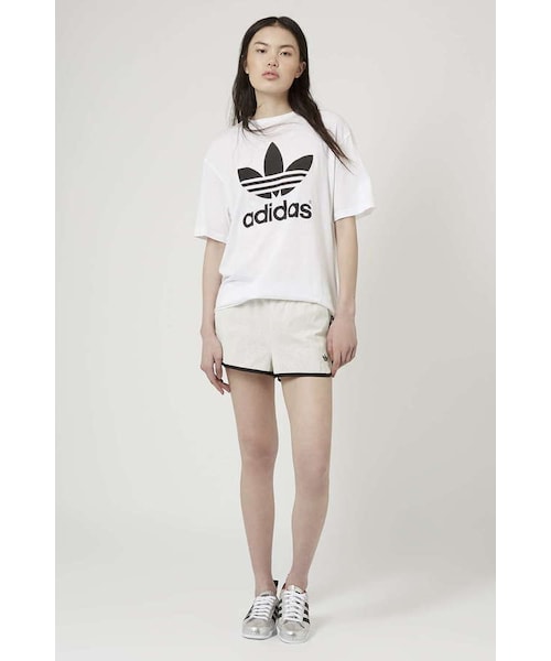 adidas（アディダス）の「Topshop for adidas originals Trefoil tee（Tシャツ/カットソー・レディース・White・8）」の2枚目の写真