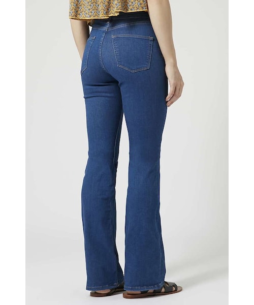 TOPSHOP(トップショップ)の「Petite moto jamie flared jeans(デニムパンツ・レディース・Blue・W2428/W2528/W2628/W2828)」の4枚目の写真