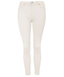 TOPSHOP | Petite moto ecru raw hem jamie jeans(デニムパンツ)