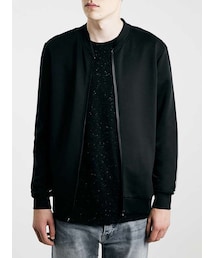 TOPMAN | Black Technical Fabric Bomber Jacket(テーラードジャケット)