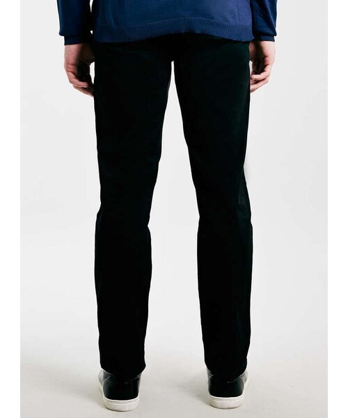 TOPMAN（トップマン）の「Black Stretch Slim Chinos（その他パンツ・メンズ・Black・28S/30S/32S/34S/28R/30R/32R/34R/36R/38R/30L/32L/34L）」の4枚目の写真