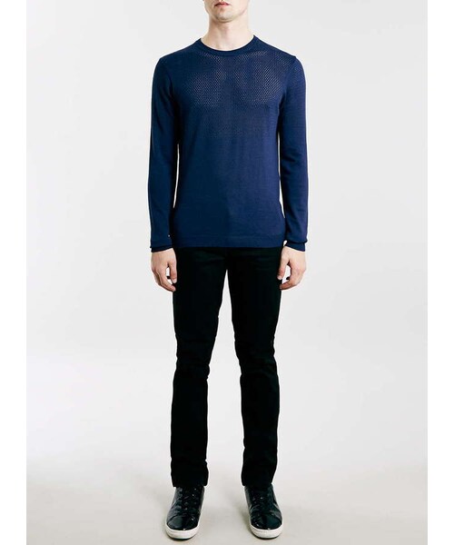 TOPMAN（トップマン）の「Black Stretch Slim Chinos（その他パンツ・メンズ・Black・28S/30S/32S/34S/28R/30R/32R/34R/36R/38R/30L/32L/34L）」の3枚目の写真