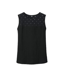 UNIQLO | WOMEN オパールドットタンクトップ(トップス)