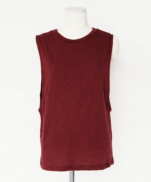 DHOLIC（ディーホリック）の「ビッグアームホールスリーブレス（タンクトップ・レディース・ホワイトアイボリー/カーキ/ベージュ/ワイン/ブラック・FREE）」の5枚目の写真