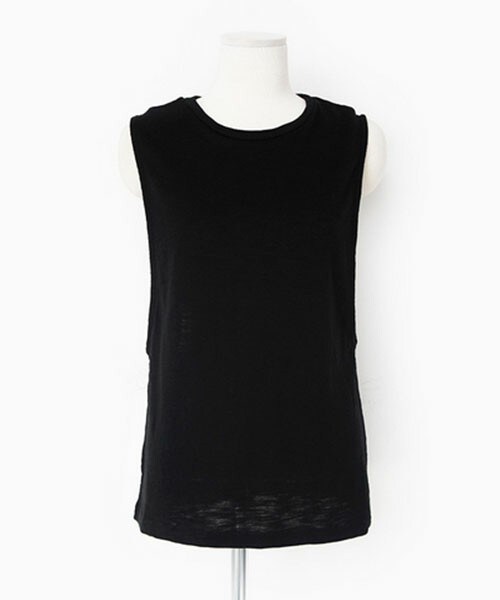 DHOLIC（ディーホリック）の「ビッグアームホールスリーブレス（タンクトップ・レディース・ホワイトアイボリー/カーキ/ベージュ/ワイン/ブラック・FREE）」の2枚目の写真