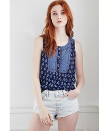 FOREVER 21 | FOREVER 21 Cinched-Side Denim Cutoffs(その他パンツ)