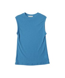 STYLENANDA | クルーネックノースリーブトップス(スカイブルー)(その他)