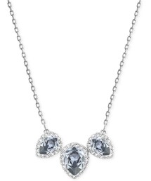 SWAROVSKI | Swarovski Rhodium-Plated Christie Pear Crystal Frontal Necklace(ネックレス)