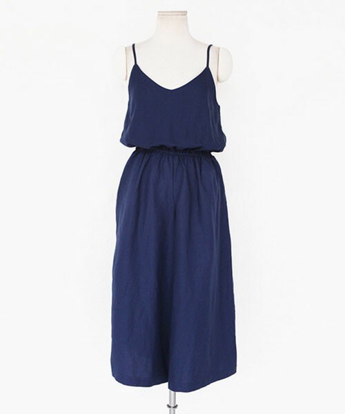 DHOLIC（ディーホリック）の「ディープカラーワイドオールインワン（つなぎ/オールインワン・レディース・ダークレッド/ディープブルー/ブラック・FREE）」の3枚目の写真