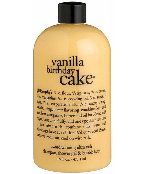 PHILOSOPHY（フィロソフィー）の「Philosophy Vanilla Birthday Cake Ultra Rich 3In1