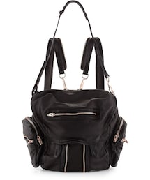 alexanderwang | Alexander Wang Marti Soft-Wash Lambskin Backpack, Black(バックパック/リュック)