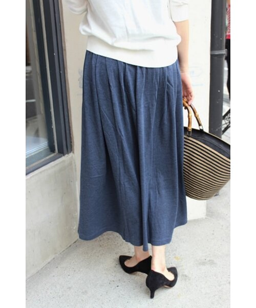 SLOBE IENA(スローブイエナ)の「《追加予約》メンモダールワイドパンツ(パンツ・レディース・ブラック/ブルー・フリー)」の16枚目の写真