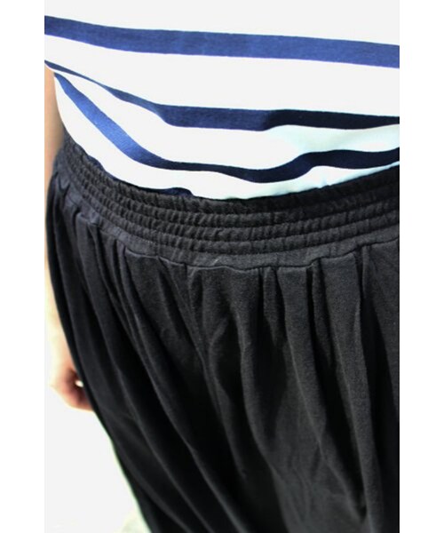 SLOBE IENA(スローブイエナ)の「《追加予約》メンモダールワイドパンツ(パンツ・レディース・ブラック/ブルー・フリー)」の11枚目の写真