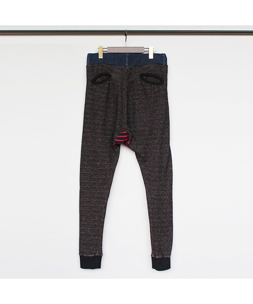 AlexanderLeeChang（アレキサンダーリーチャン）の「Asyme Skiknee Sweat Pants（パンツ・Black/Crazy・0/2）」の2枚目の写真