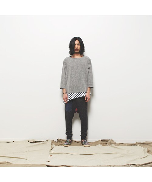 AlexanderLeeChang（アレキサンダーリーチャン）の「Asyme Skiknee Sweat Pants（パンツ・Black/Crazy・0/2）」の10枚目の写真