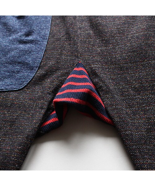 AlexanderLeeChang（アレキサンダーリーチャン）の「Asyme Skiknee Sweat Pants（パンツ・Black/Crazy・0/2）」の5枚目の写真