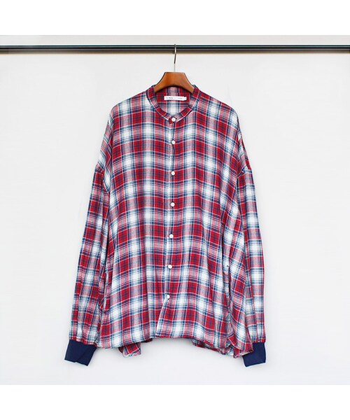 niche.(ニッチ)の「Ponerse Shirts(トップス・Red・S/L)」の1枚目の写真