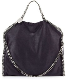 STELLA McCARTNEY | Stella McCartney Falabella Fold-Over Tote Bag, Navy(トートバッグ)