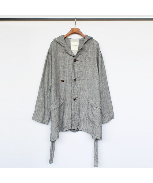VOO（ヴォー）の「Hoody Shi-Fu Coat・改（ジャケット/アウター・Grey・1/3）」の3枚目の写真