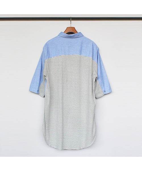 VOO(ヴォー)の「Zero-st Long Tail Shirts(トップス・Navy・0/2)」の2枚目の写真