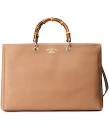 GUCCI | Gucci Bamboo Large Shopper Tote Bag, Beige(トートバッグ)