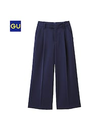 GU | （GU）イージーワイドクロップドパンツ(パンツ)