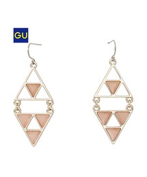 GU | （GU）トライアングルピアス(アクセサリー)