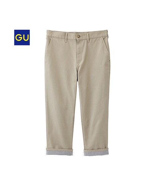 GU（ジーユー）の「（GU）カラーテーパードクロップドチノA（MEN