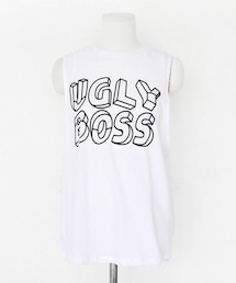 DHOLIC | UGLY BOSSロゴスリーブレス(タンクトップ)