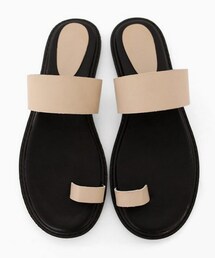 DHOLIC | フェイクレザーサムリングサンダル(サンダル)