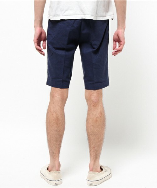 UNION STATION(ユニオンステーション)の「メッシュベルト付コットンリネンショーツ(その他パンツ・メンズ・ホワイト/ブルー/ネイビー・MEDIUM/LARGE/LL)」の5枚目の写真