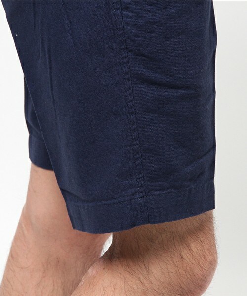 UNION STATION(ユニオンステーション)の「メッシュベルト付コットンリネンショーツ(その他パンツ・メンズ・ホワイト/ブルー/ネイビー・MEDIUM/LARGE/LL)」の10枚目の写真