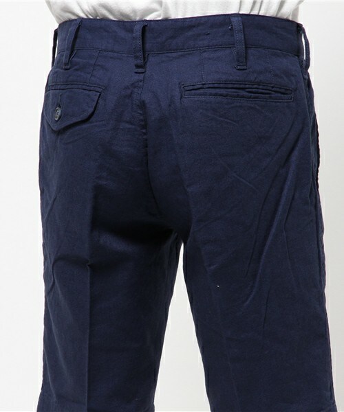 UNION STATION(ユニオンステーション)の「メッシュベルト付コットンリネンショーツ(その他パンツ・メンズ・ホワイト/ブルー/ネイビー・MEDIUM/LARGE/LL)」の8枚目の写真