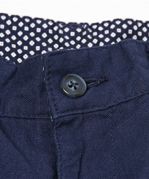 UNION STATION(ユニオンステーション)の「メッシュベルト付コットンリネンショーツ(その他パンツ・メンズ・ホワイト/ブルー/ネイビー・MEDIUM/LARGE/LL)」の12枚目の写真