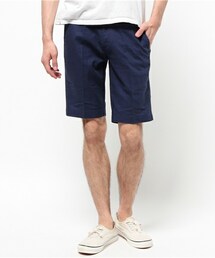 UNION STATION | メッシュベルト付コットンリネンショーツ(その他パンツ)