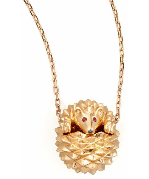 BOUCHERON(ブシュロン)の「Boucheron 18k Pink Gold Herisson Hedgehog Pendant Necklace(ネックレス・レディース・N/a・One Size)」の1枚目の写真