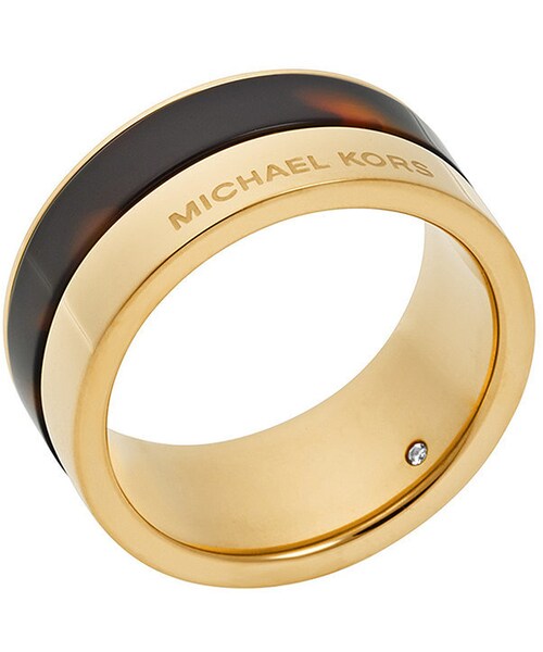 Michael Kors マイケルコース の Michael Kors Logo Colorblock Ring リング Wear