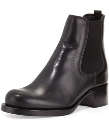PRADA | Prada Side-Stretch Ankle Boot, Nero(ブーツ)