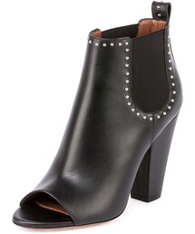 GIVENCHY | Givenchy Studded Open-Toe Chelsea Boot, Black(ブーツ)