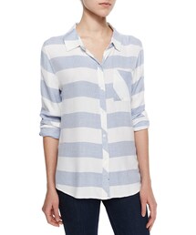 Rails | Rails Hunter Wide-Stripe Georgette Blouse(シャツ/ブラウス)