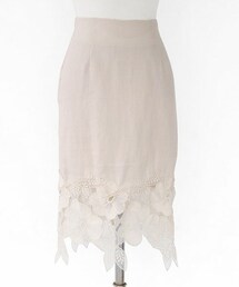 DHOLIC | フラワーレースタイトミディスカート(スカート)