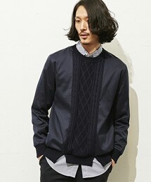 DISCOVERED | DISCOVERED×MIDWEST　【EXCLUSIVE】 CENTER KNIT PULLOVER(ニット/セーター)