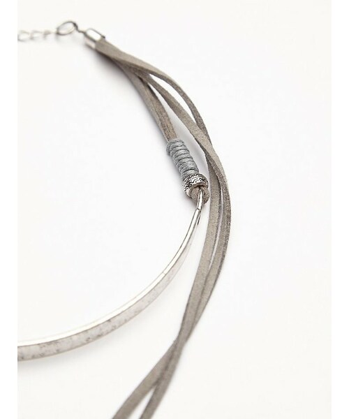 FREE PEOPLE(フリーピープル)の「Free People Graceland Choker(ネックレス・レディース・Black/Silver・One Size)」の10枚目の写真